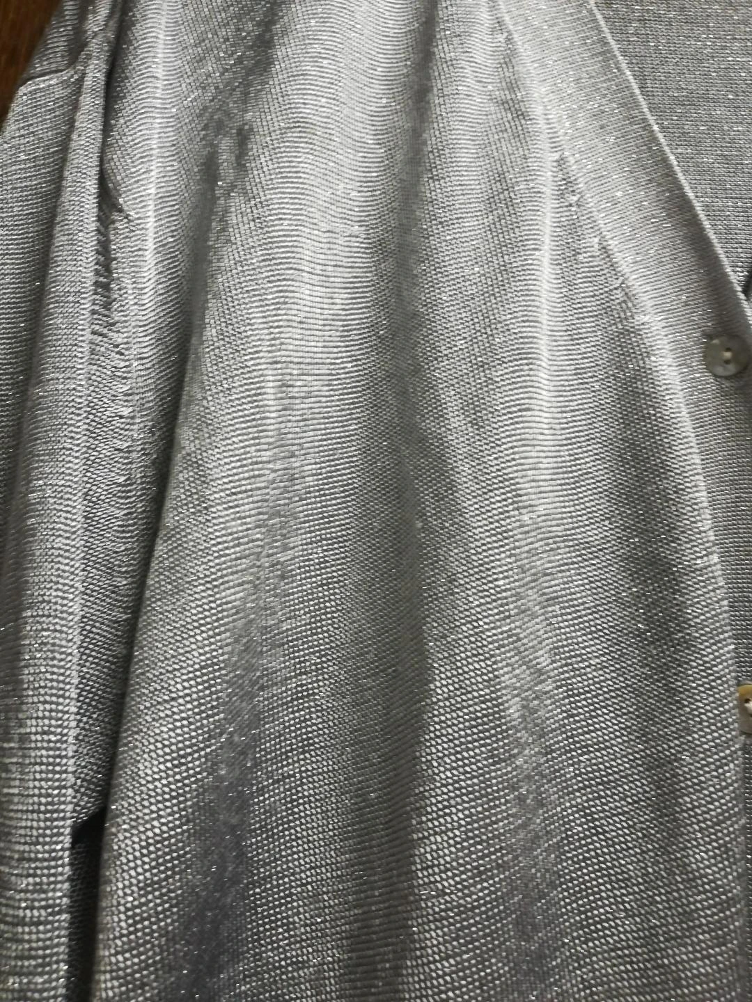 Lichte zilvergrijze vest met lange mouwen maat EUR T.XXL (onvolkomenheden) – photo 4